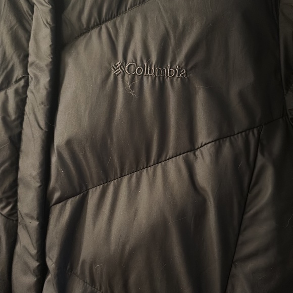 Warm Columbia microfiber winter coat, black XL - Picture 2 of 13